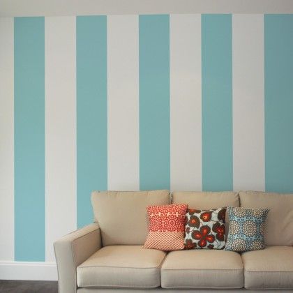 for those of us who rent_ diy personality for your walls (btw, these stripes are removable!) GREAT ideas!! I believe these are available at Target and Lowe's